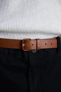 Men's Leather Belt Logic - Brown | Centre Commercial