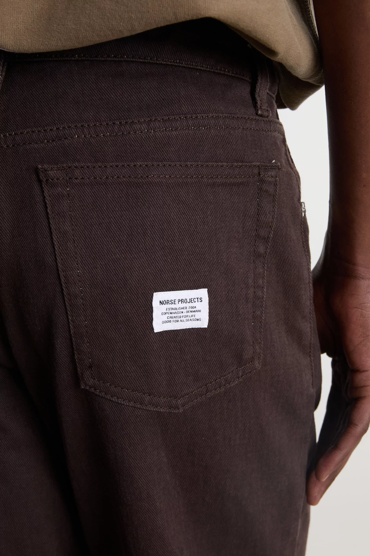 Norse Projects Korshavn Resist Dyed Twill Trousers – Shale | Centre Commercial