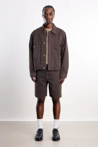 Norse Projects Korshavn Resist Dyed Twill Short – Shale | Centre Commercial