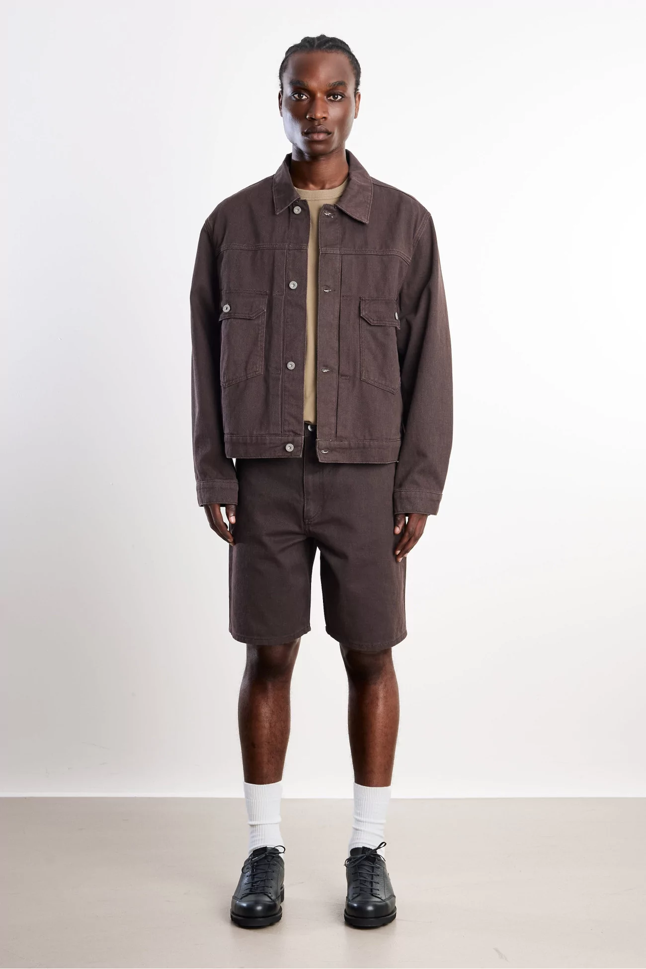 Norse Projects Korshavn Resist Dyed Twill Short – Shale | Centre Commercial