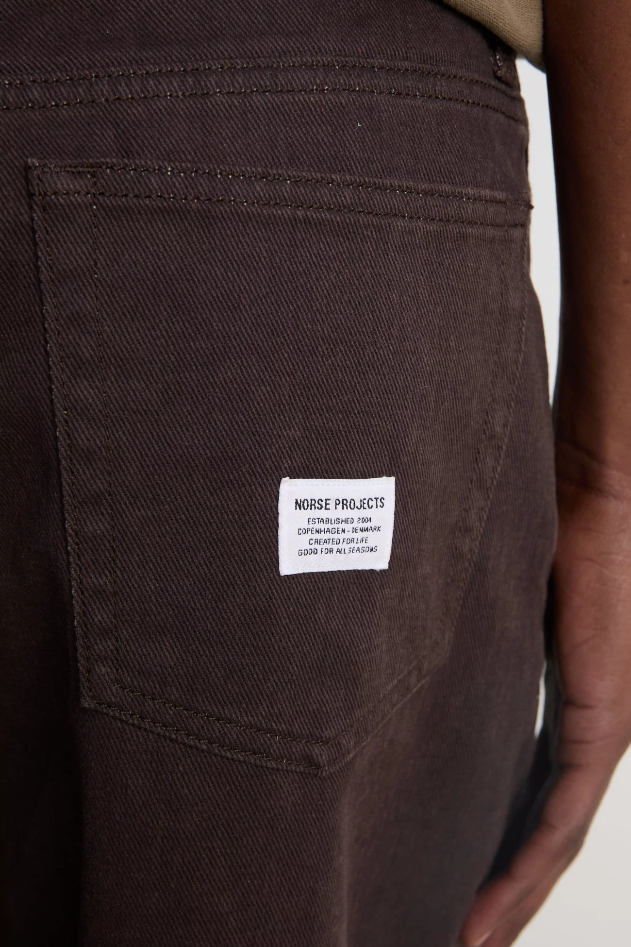 Norse Projects Korshavn Resist Dyed Twill Short – Shale | Centre Commercial