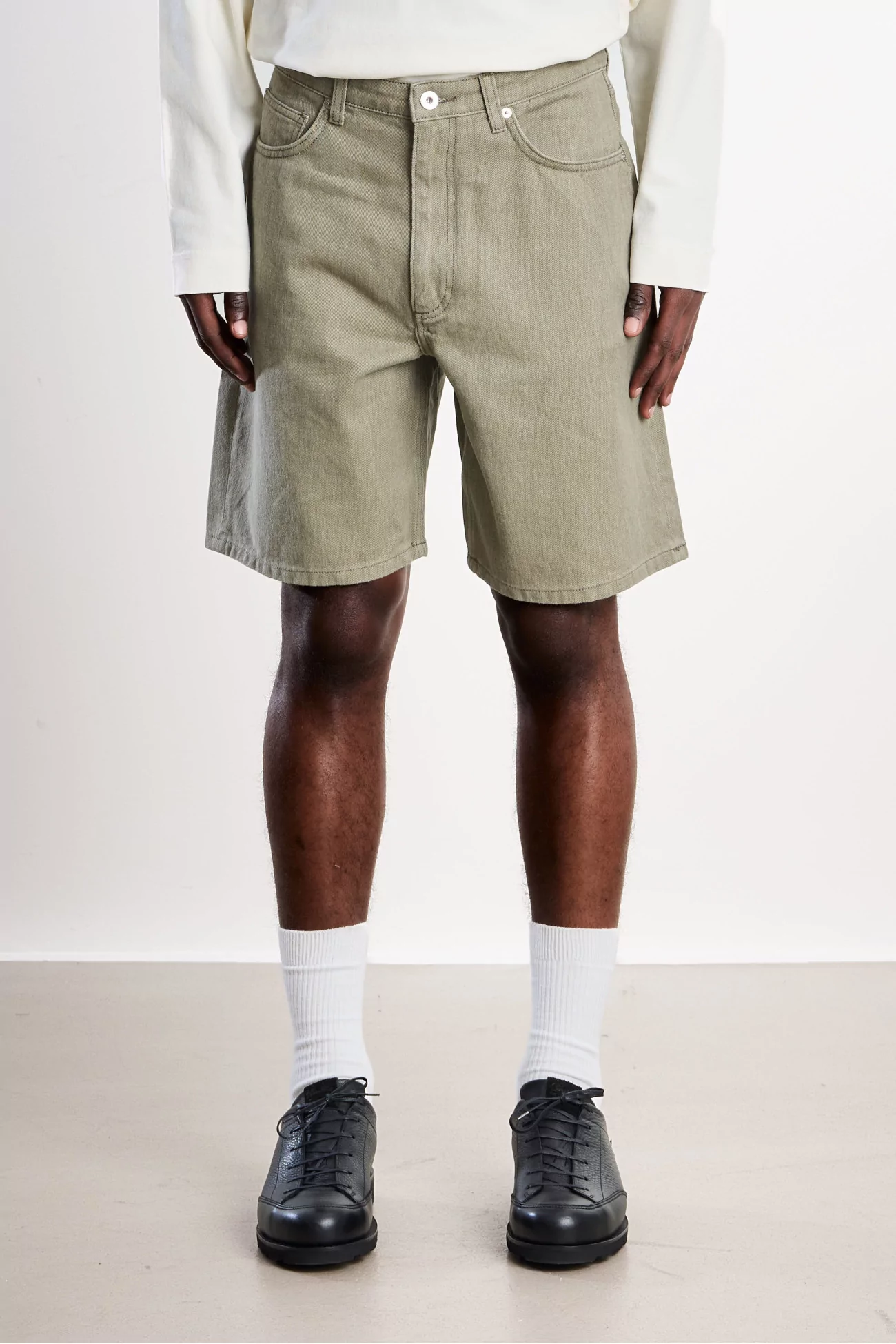 Norse Projects Korshavn Resist Dyed Twill Short – Vetiver | Centre Commercial