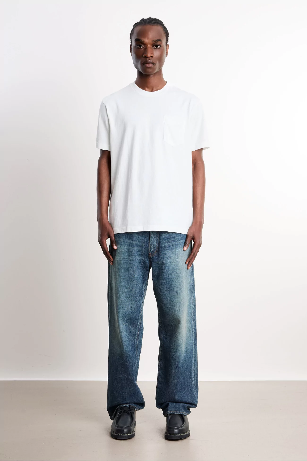 Lady White Co. Municipal Pocket T-Shirt Cotton – White | Centre Commercial