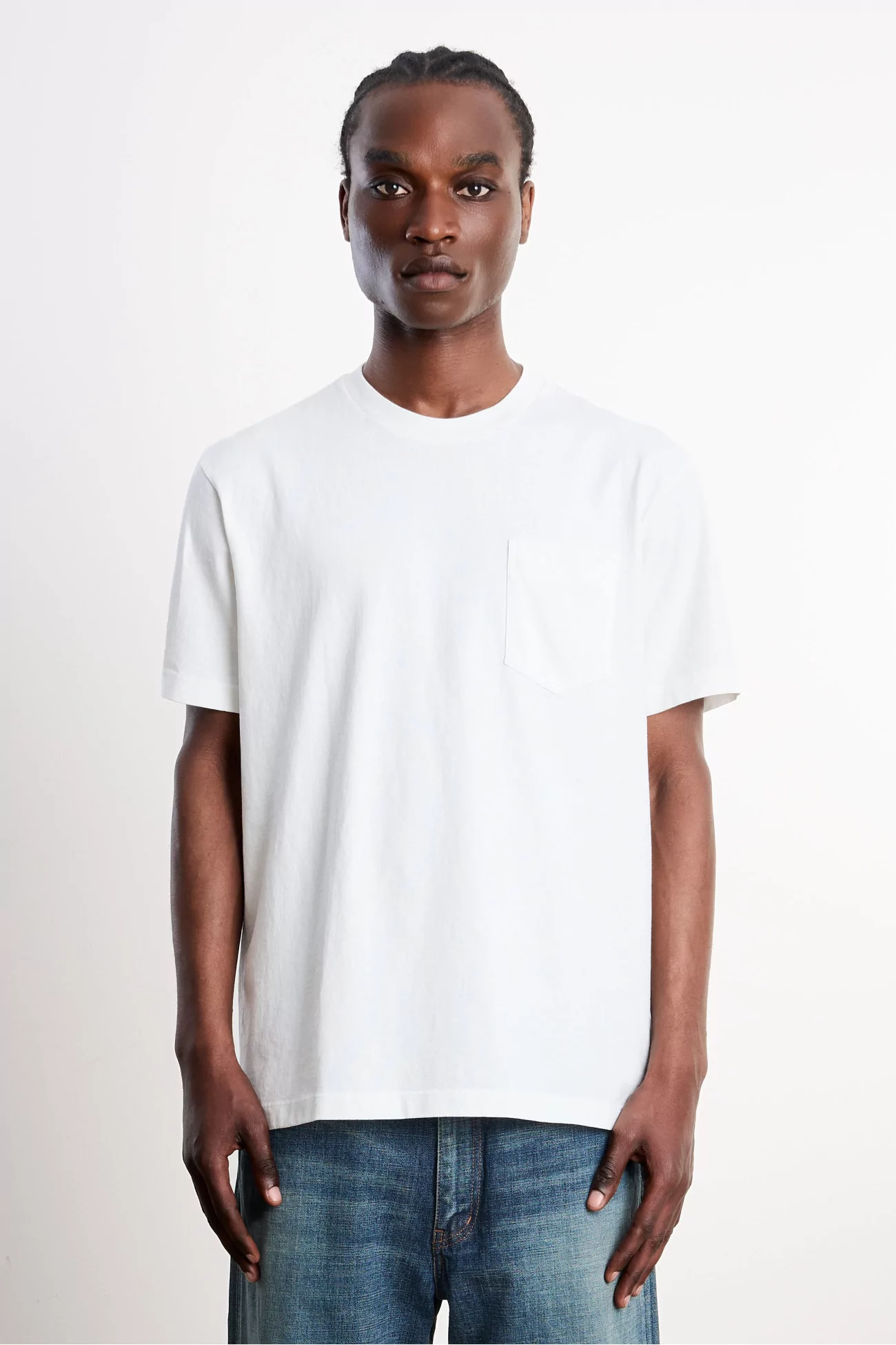 Lady White Co. Municipal Pocket T-Shirt Cotton – White | Centre Commercial
