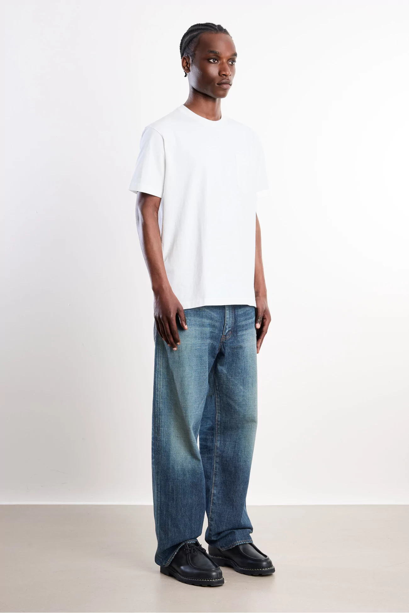 Lady White Co. Municipal Pocket T-Shirt Cotton – White | Centre Commercial