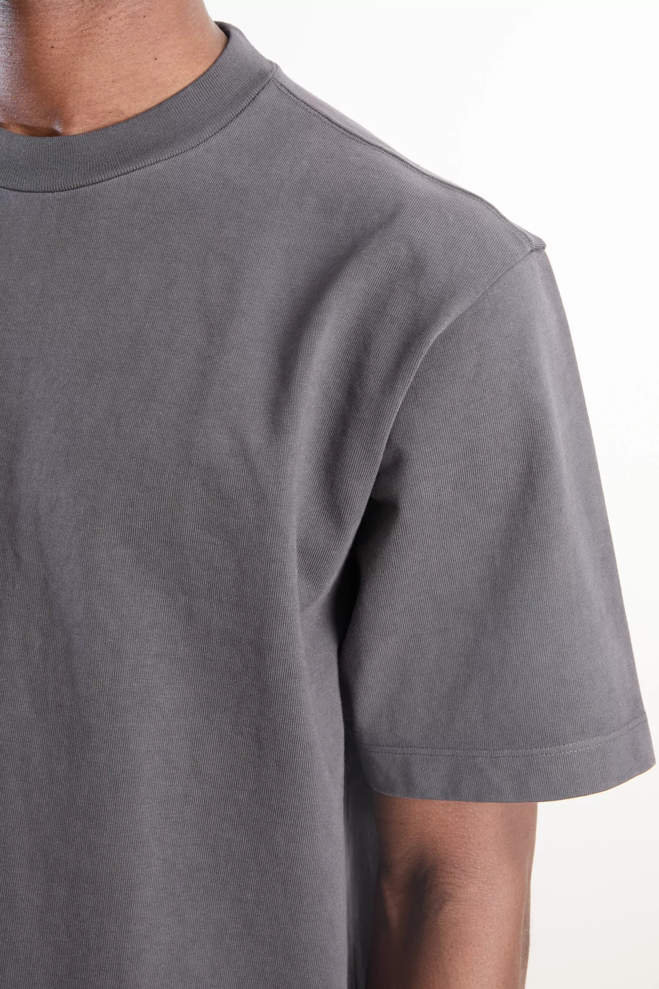 Lady White Co. Rugby T-Shirt Heavyweight Cotton – Pewter | Centre Commercial