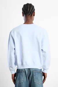 Lady White Co. Mini Crewneck Sweatshirt Cotton – Pale Blue | Centre Commercial