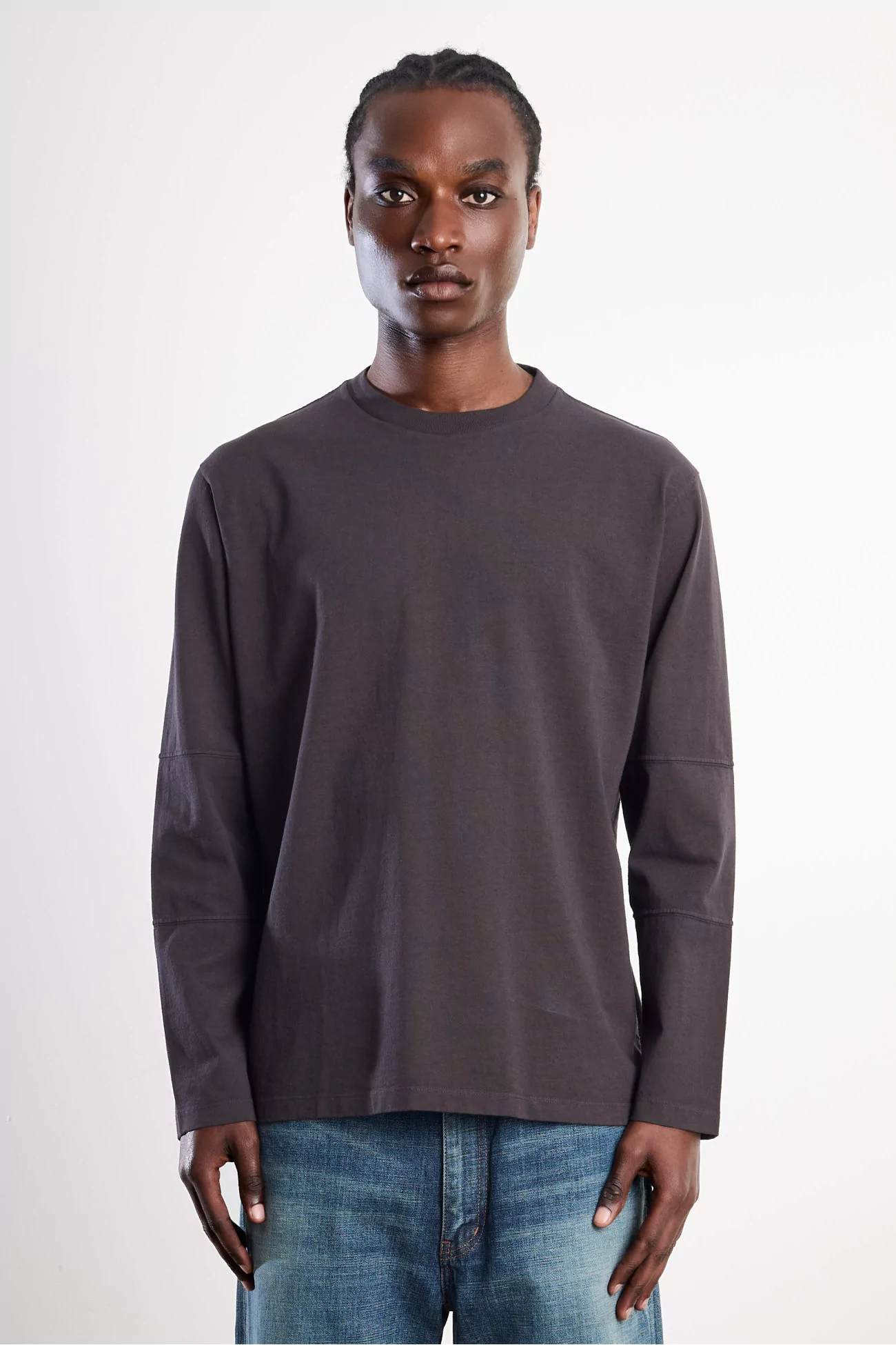 Lady White Co. Tri-Panel Long Sleeve T-Shirt – Black Mushroom | Centre Commercial