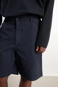 Norse Projects Kvitfjell Cotton Twill Short – Dark Navy | Centre Commercial