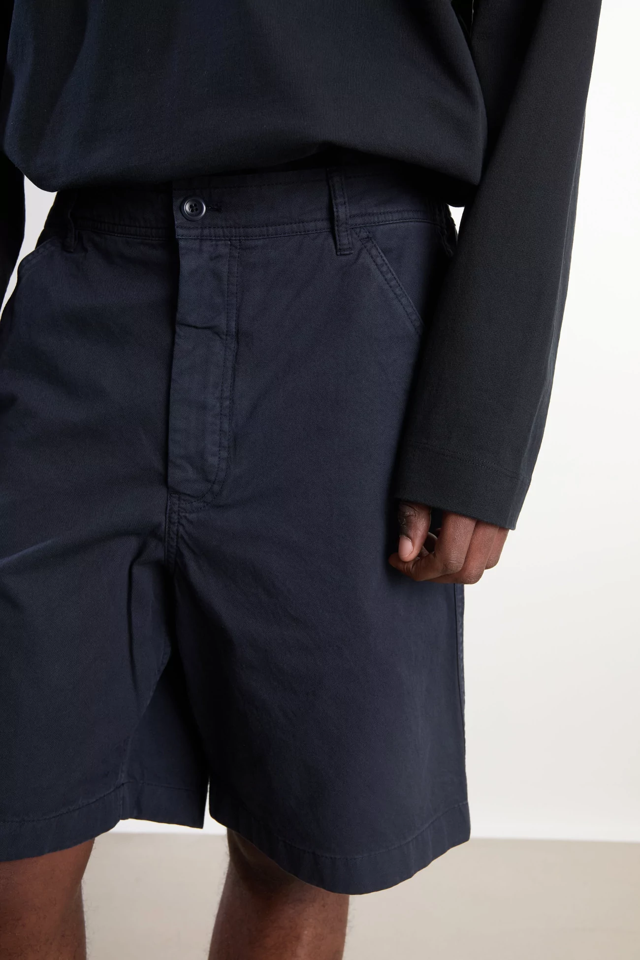 Norse Projects Kvitfjell Cotton Twill Short – Dark Navy | Centre Commercial