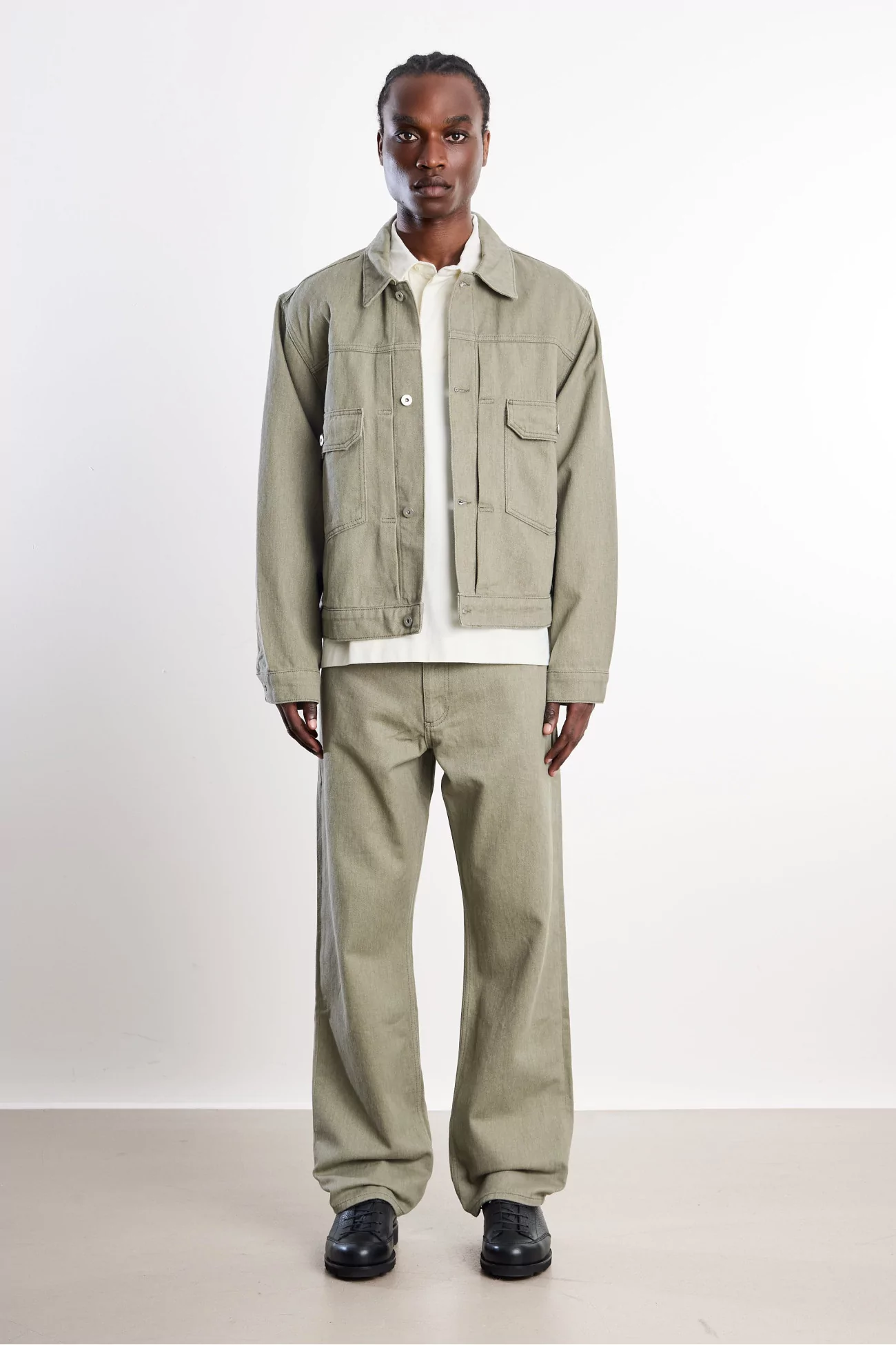 Norse Projects Korshavn Resist Dyed Twill Trousers – Vetiver | Centre Commercial