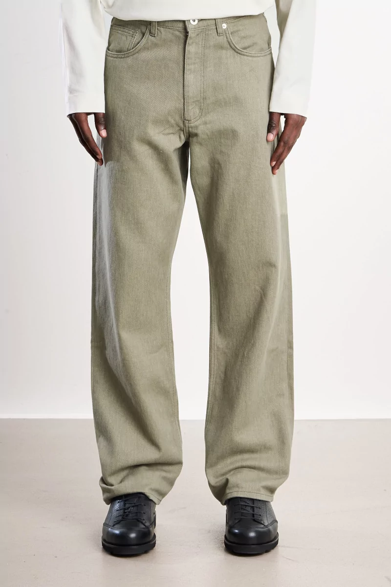 Norse Projects Korshavn Resist Dyed Twill Trousers – Vetiver | Centre Commercial