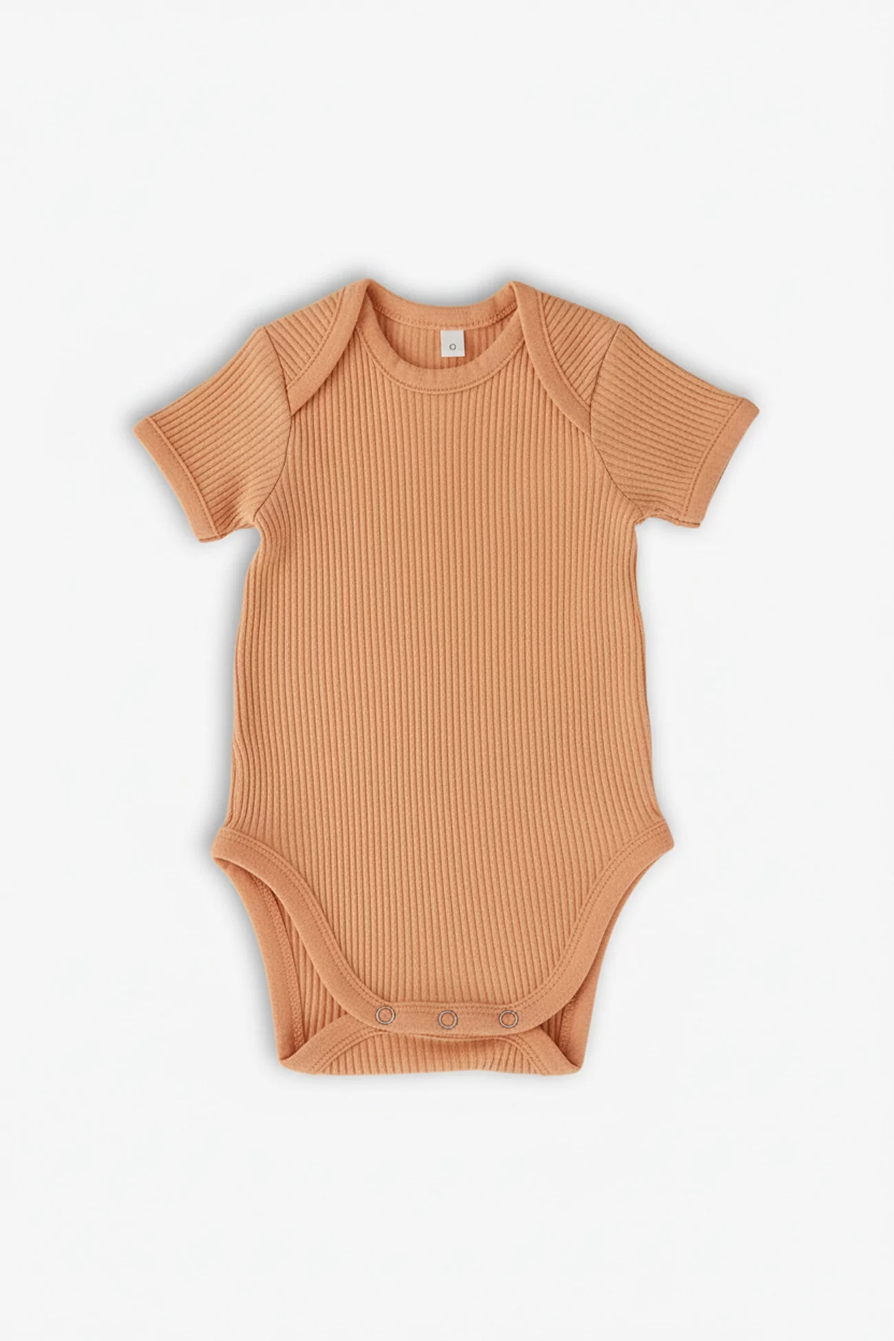 Organic Cotton Baby Bodysuit Short Sleeve – Orange | Centre Commercial