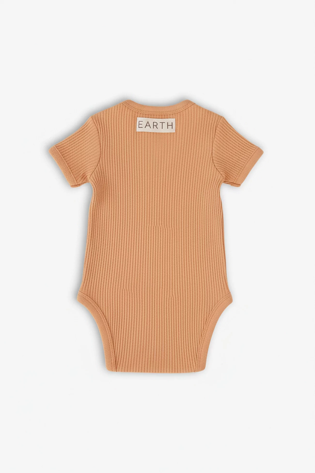 Organic Cotton Baby Bodysuit Short Sleeve – Orange | Centre Commercial