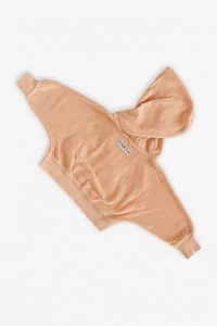 Baby Organic Cotton Terry Volume Hoodie – Orange | Centre Commercial