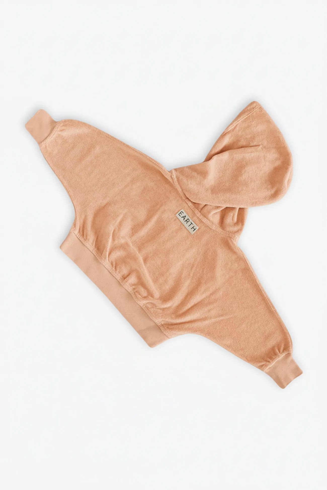 Baby Organic Cotton Terry Volume Hoodie – Orange | Centre Commercial