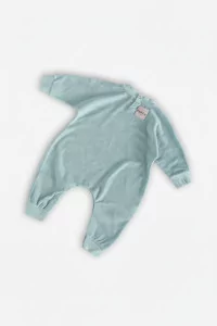 Organic Cotton Baby All In One Suit – Light Blue | Centre Commercial