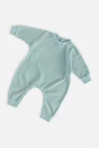 Organic Cotton Baby All In One Suit – Light Blue | Centre Commercial