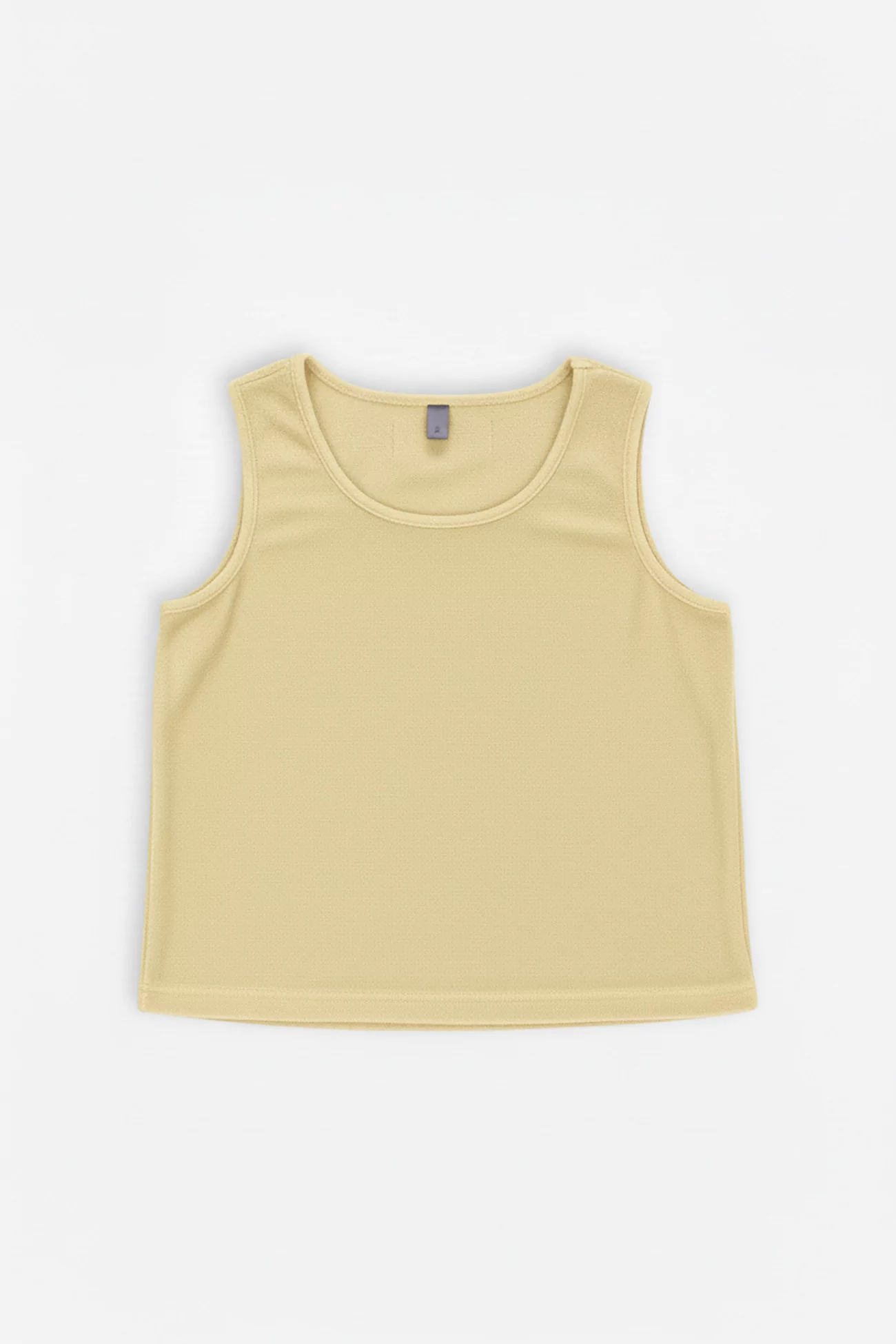 Baby Organic Cotton Terry Towel Tank Top – Cream Yellow | Centre Commercial