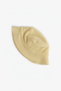 Baby Organic Cotton Sun Hat Natural Dyed – Cream Yellow | Centre Commercial