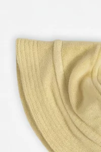 Baby Organic Cotton Sun Hat Natural Dyed – Cream Yellow | Centre Commercial