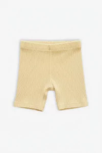Baby Biker Shorts Organic Cotton Earth The Archive – Cream Yellow | Centre Commercial