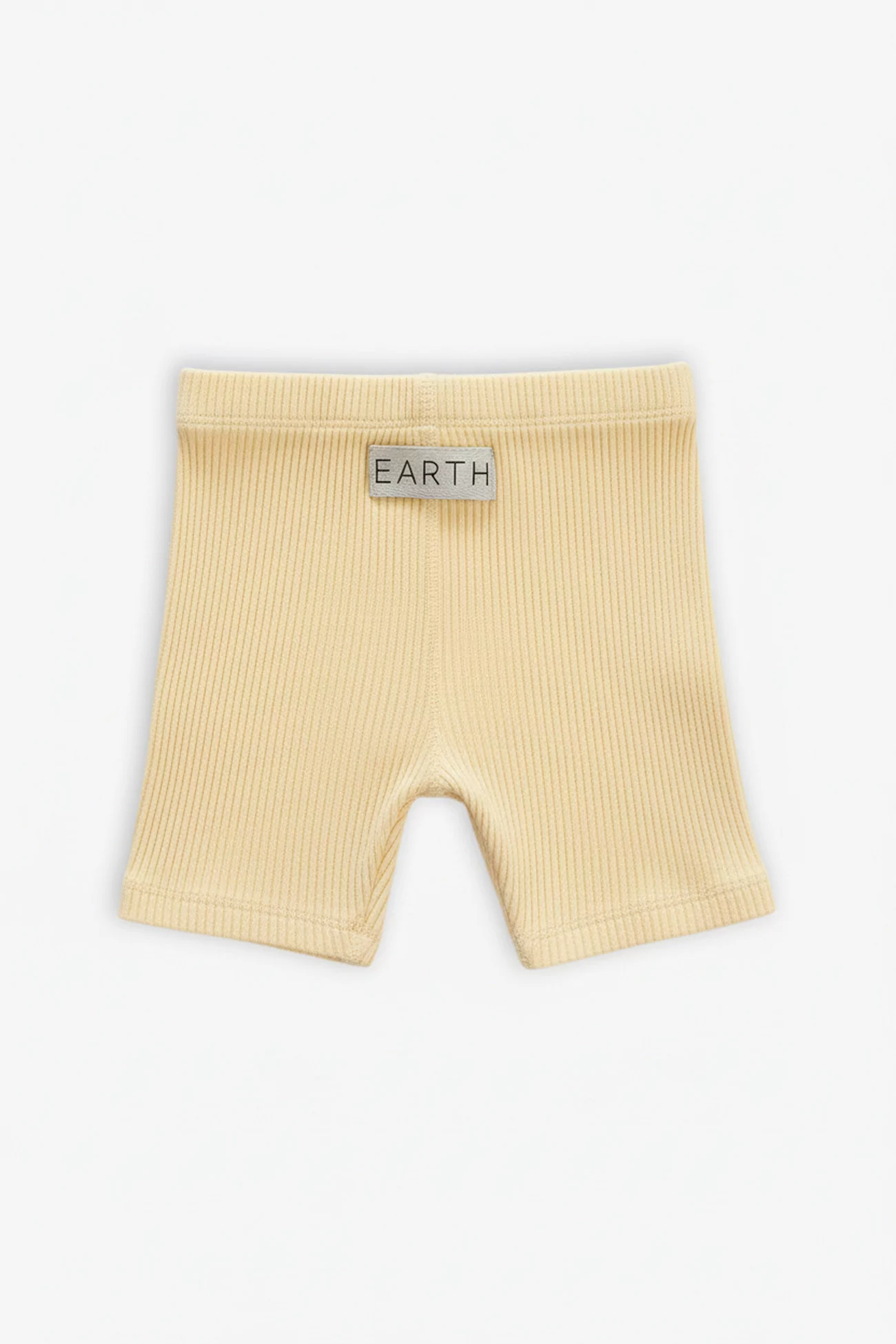 Baby Biker Shorts Organic Cotton Earth The Archive – Cream Yellow | Centre Commercial