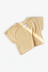 Cropped Sweatshirt Baby Organic Cotton Earth The Archive – Cream Yellow | Centre Commercial