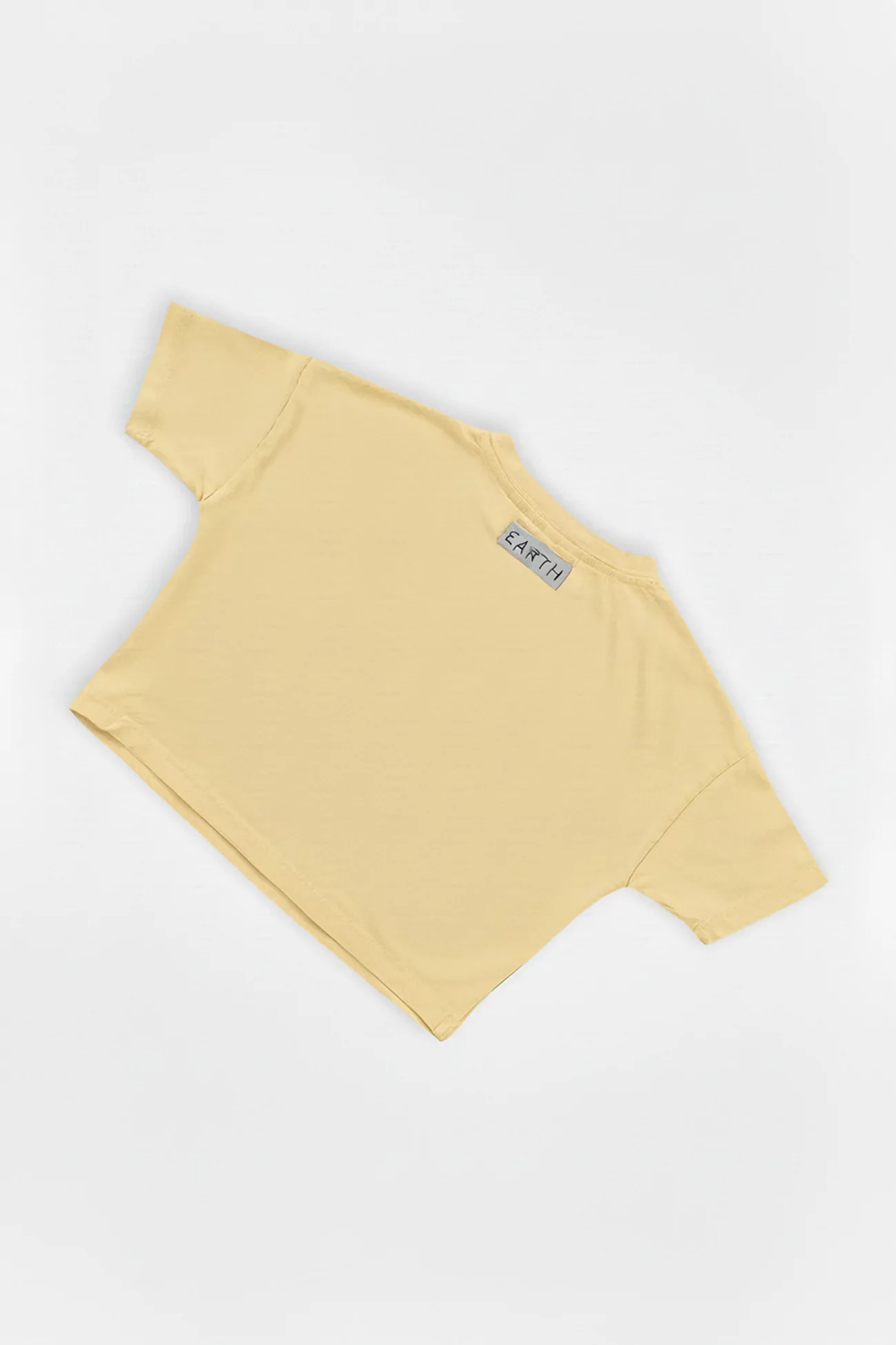 Oversized T-shirt Baby Organic Cotton Earth The Archive – Cream Yellow | Centre Commercial