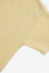Oversized T-shirt Baby Organic Cotton Earth The Archive – Cream Yellow | Centre Commercial