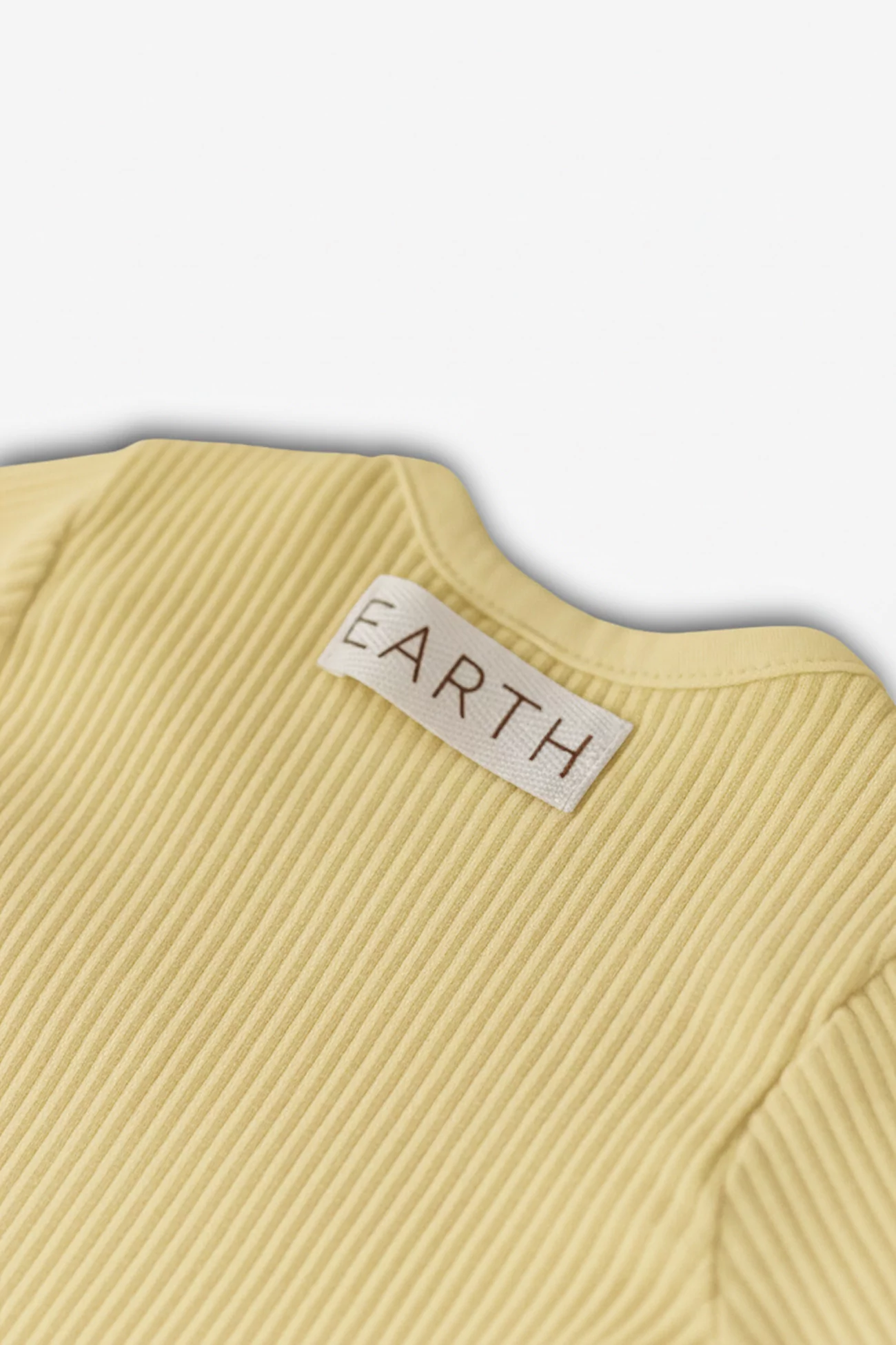 Organic Cotton Baby Bodysuit Short Sleeve – Cream Yellow | Centre Commercial