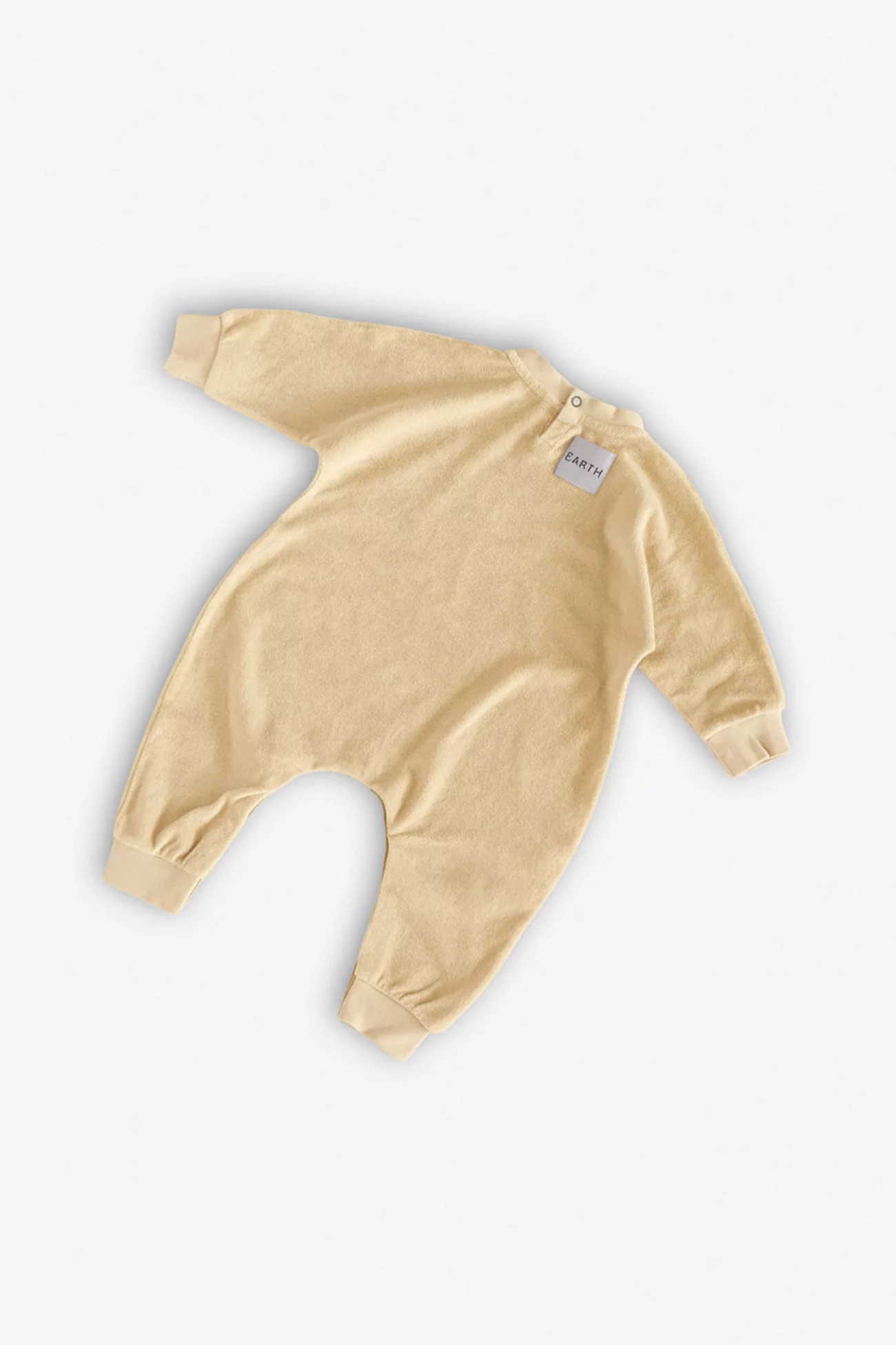Organic Cotton Baby All In One Suit – Cream Yellow | Centre Commercial
