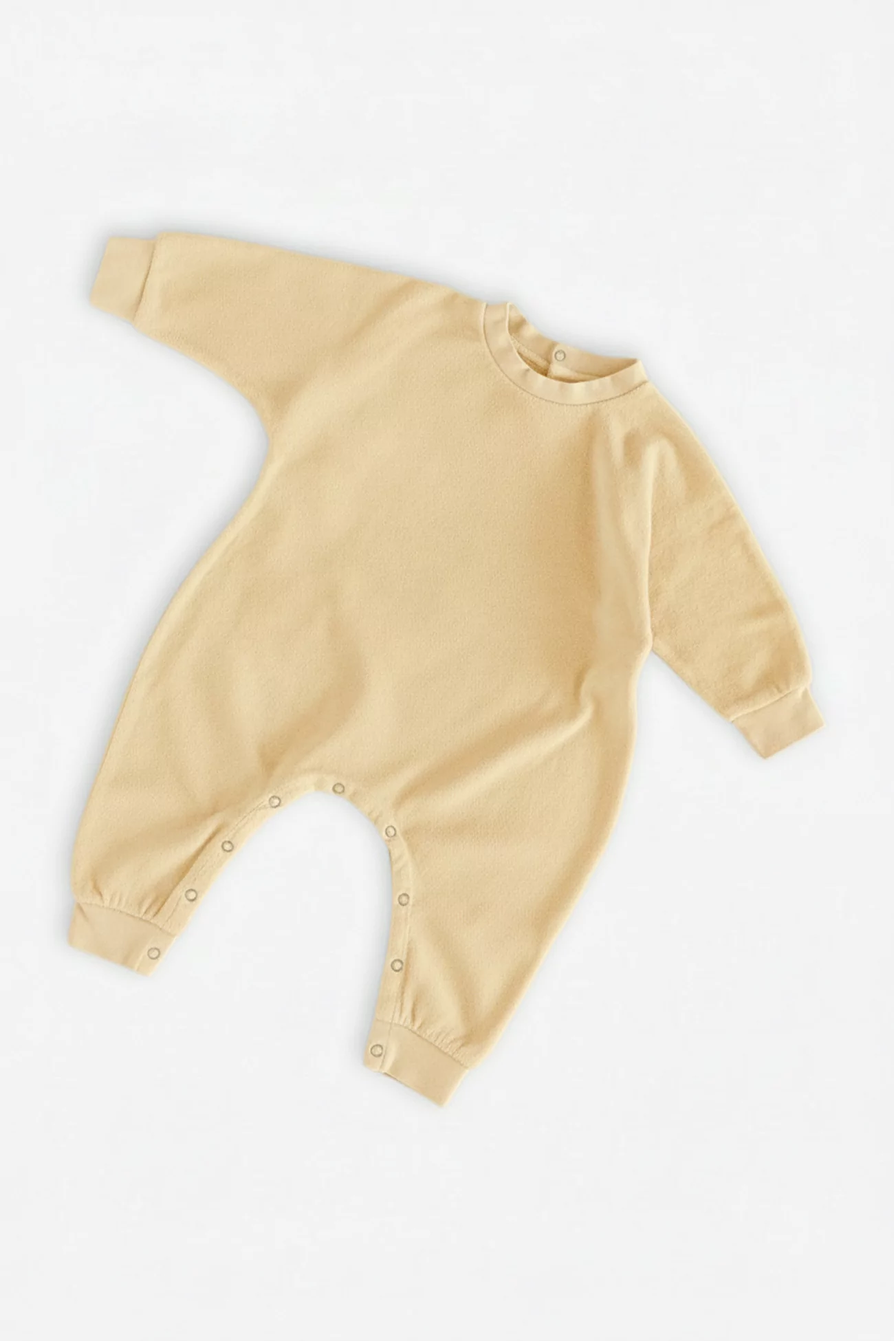 Organic Cotton Baby All In One Suit – Cream Yellow | Centre Commercial