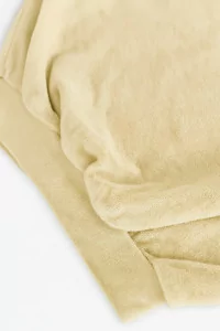 Kids Organic Cotton Volume Sweatshirt – Cream Yellow | Centre Commercial