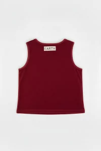Baby Organic Cotton Terry Towel Tank Top – Vintage Red | Centre Commercial