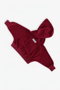 Baby Organic Cotton Terry Volume Hoodie – Vintage Red | Centre Commercial