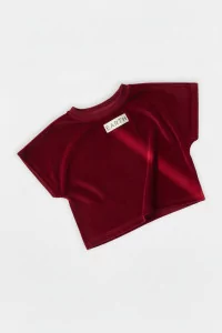 Cropped Sweatshirt Baby Organic Cotton Earth The Archive – Vintage Red | Centre Commercial