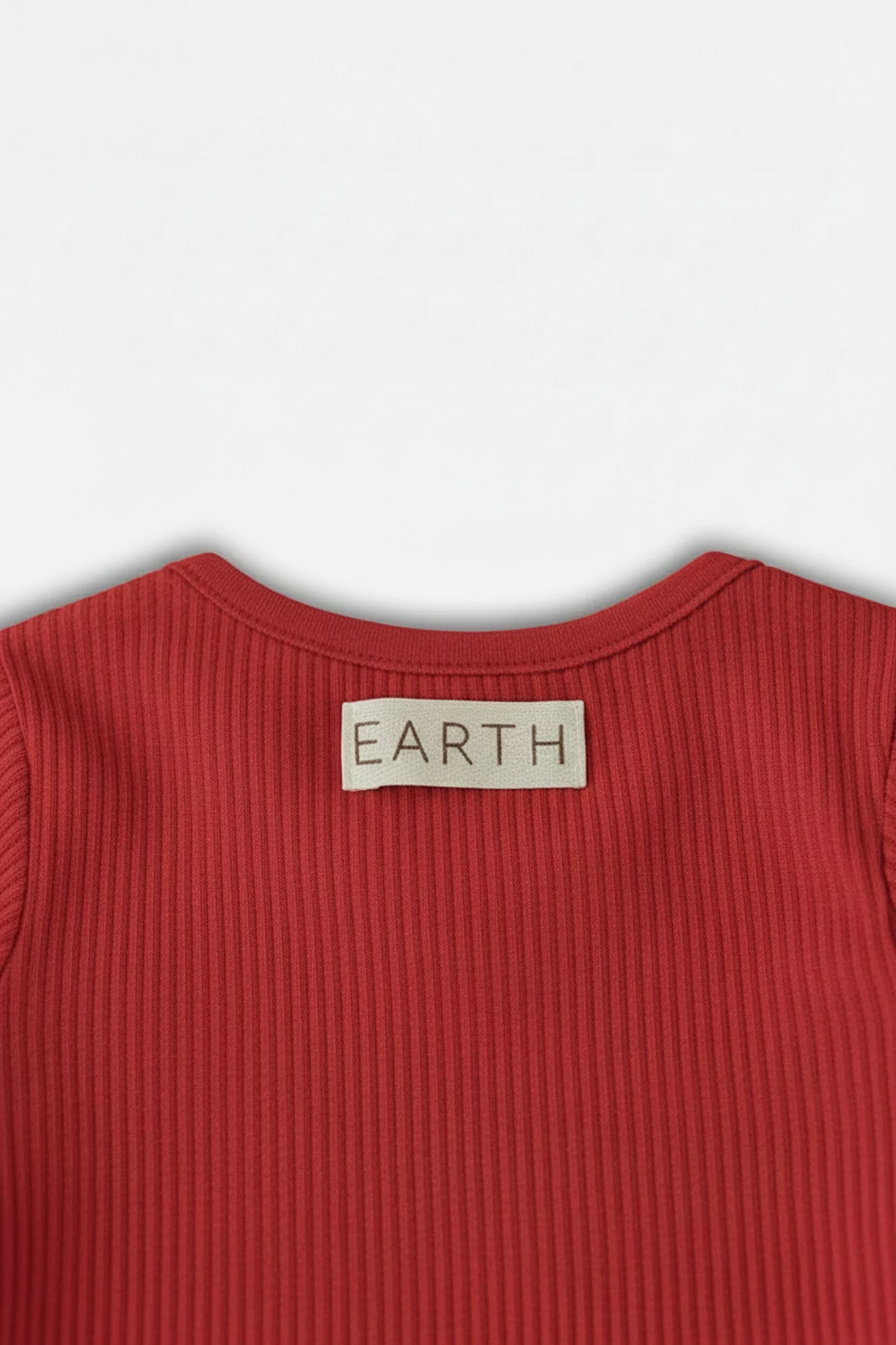 Organic Cotton Baby Bodysuit Short Sleeve – Vintage Red | Centre Commercial