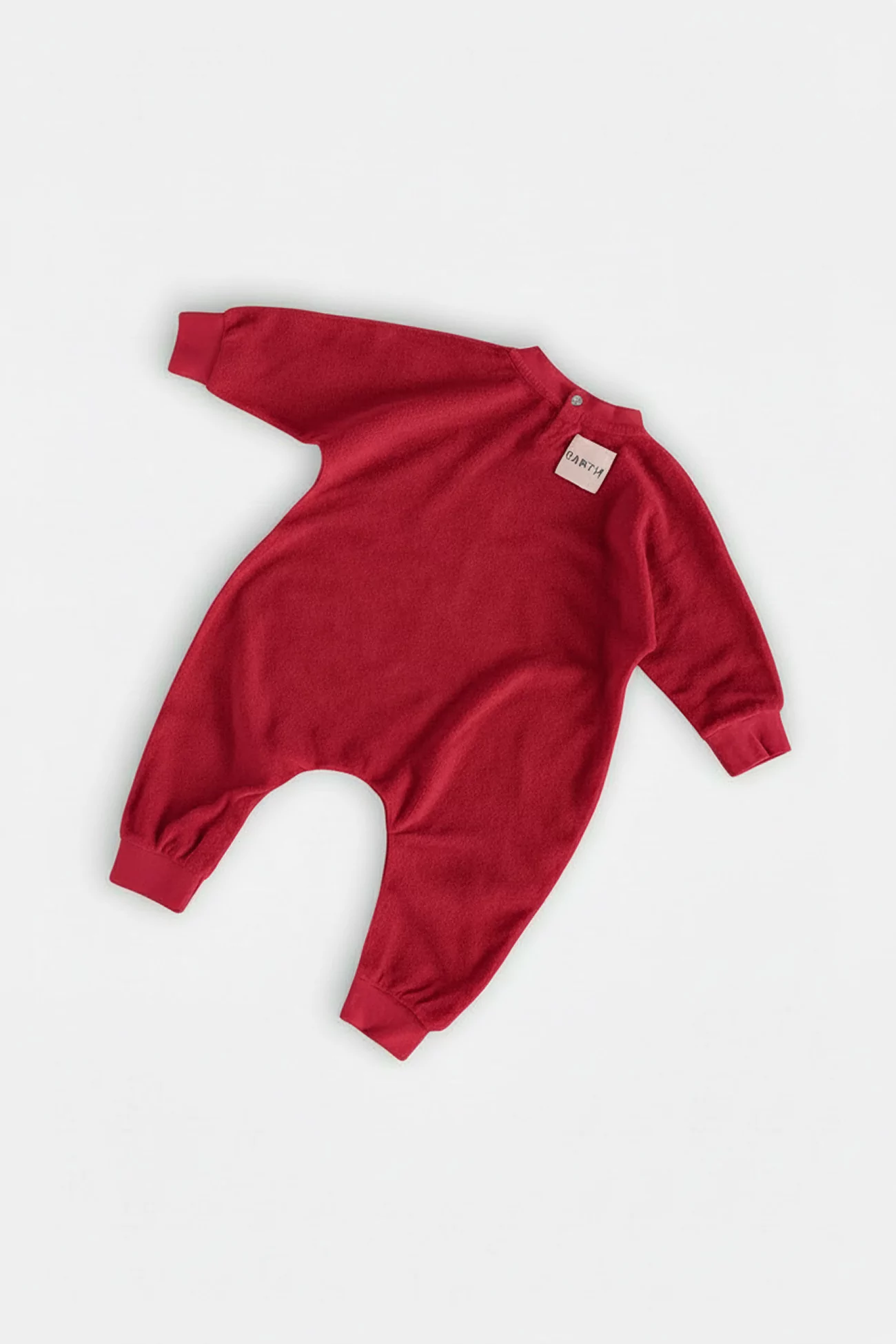 Organic Cotton Baby All In One Suit – Vintage Red | Centre Commercial