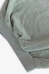 Kids Organic Cotton Volume Sweatshirt – Sage Green | Centre Commercial