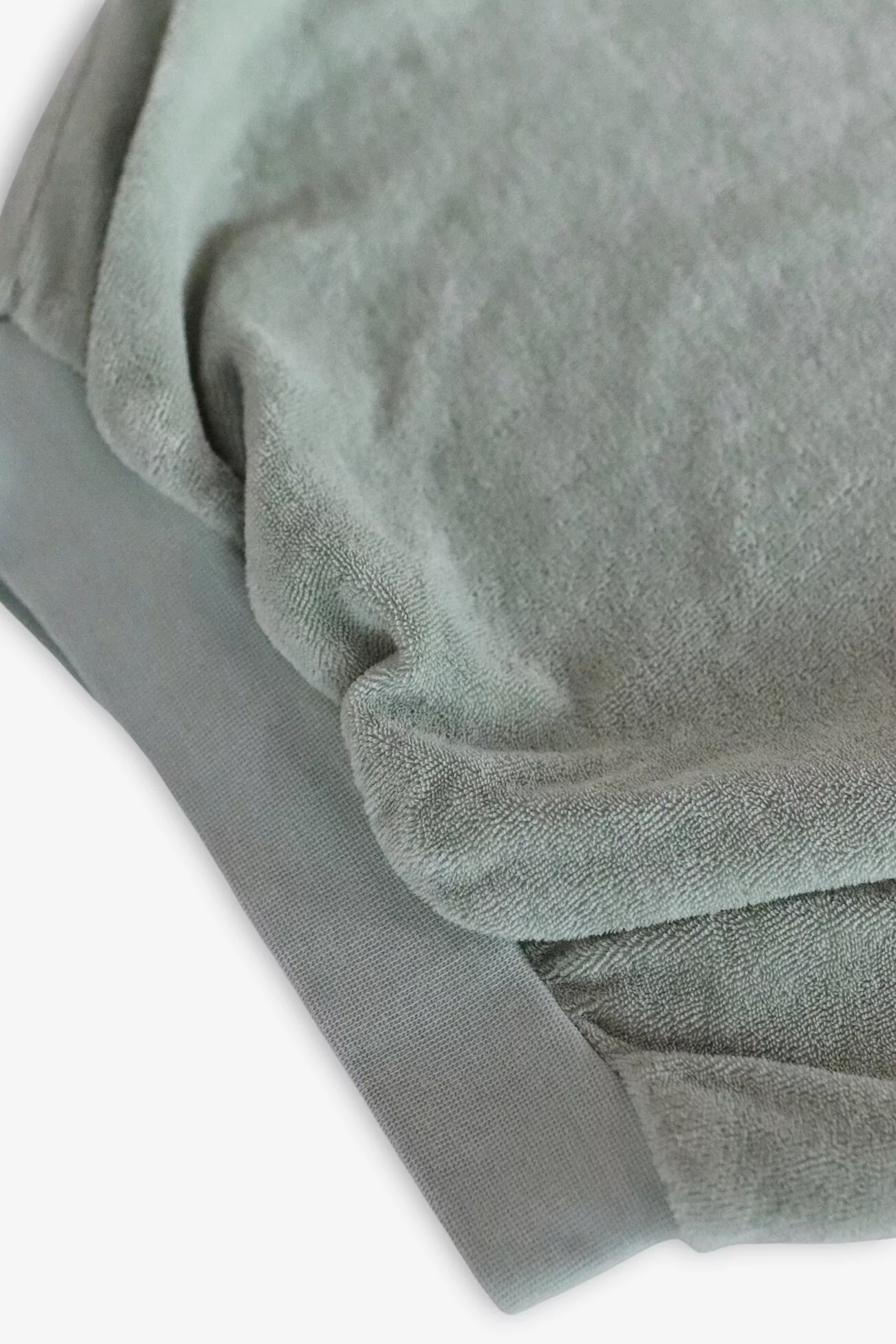 Kids Organic Cotton Volume Sweatshirt – Sage Green | Centre Commercial