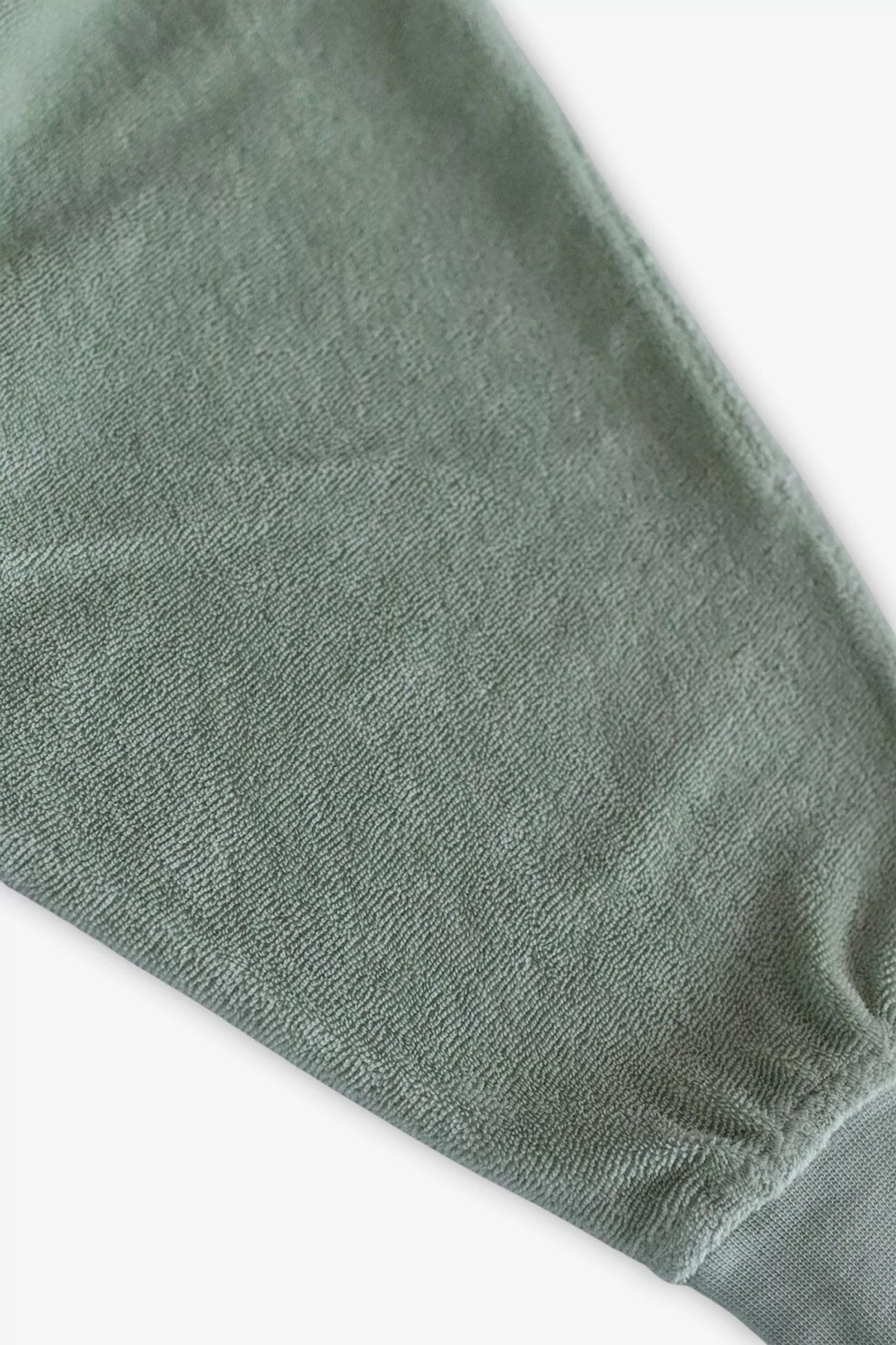 Kids Organic Cotton Volume Sweatshirt – Sage Green | Centre Commercial