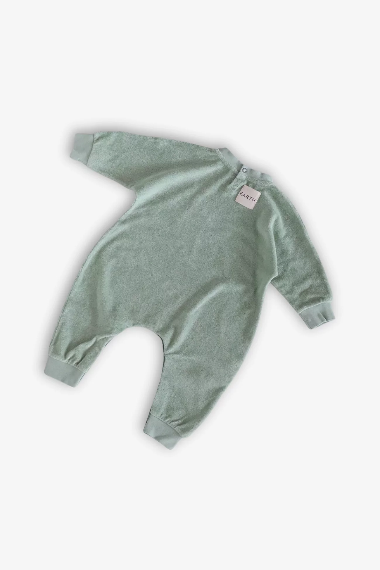 Organic Cotton Baby All In One Suit – Sage Green | Centre Commercial