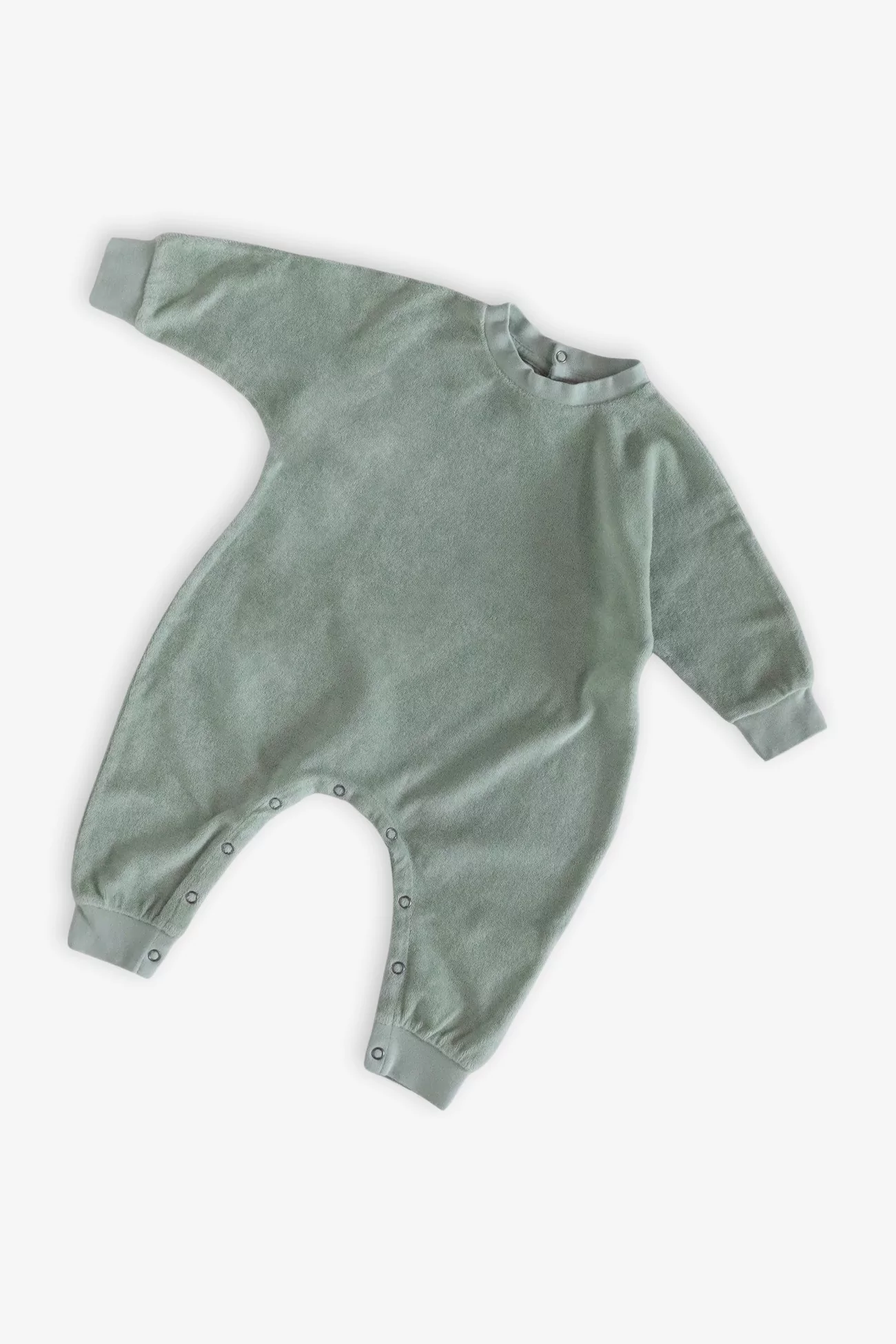 Organic Cotton Baby All In One Suit – Sage Green | Centre Commercial