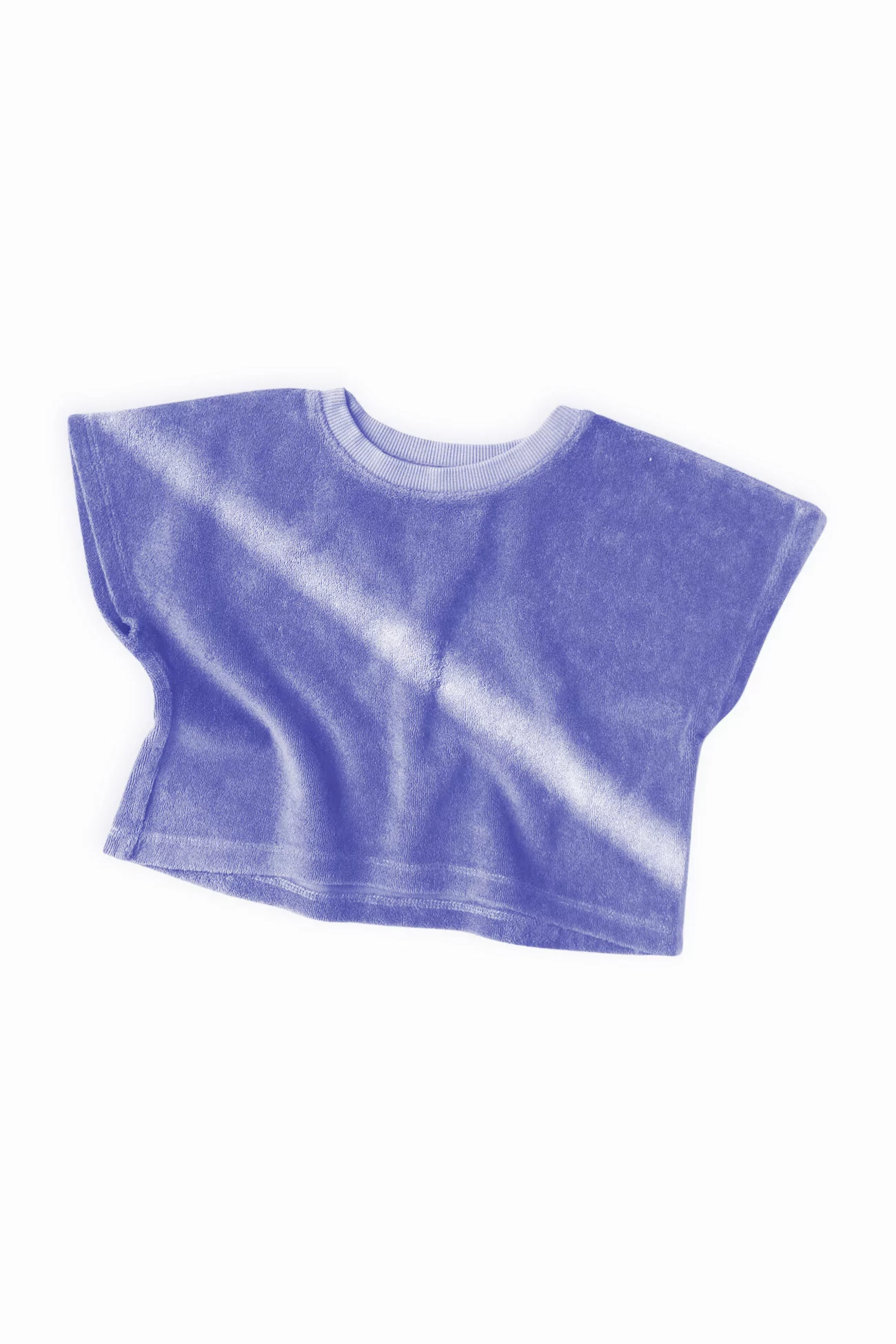Cropped Sweatshirt Baby Organic Cotton Earth The Archive – Purple | Centre Commercial