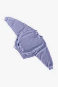 Kids Organic Cotton Volume Sweatshirt – Purple | Centre Commercial