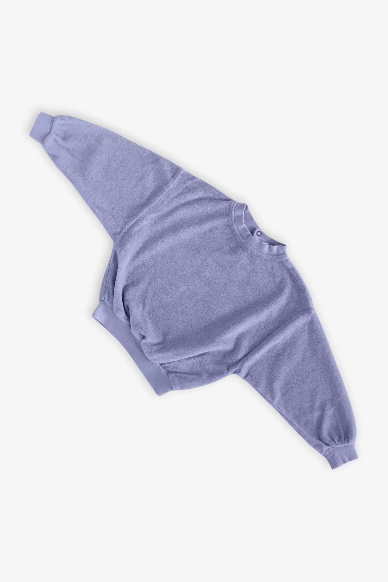 Kids Organic Cotton Volume Sweatshirt – Purple | Centre Commercial