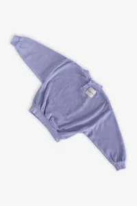 Kids Organic Cotton Volume Sweatshirt – Purple | Centre Commercial