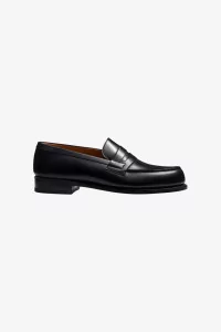 J.M. Weston 180 Loafer Calfskin Leather – Box Noir | Centre Commercial