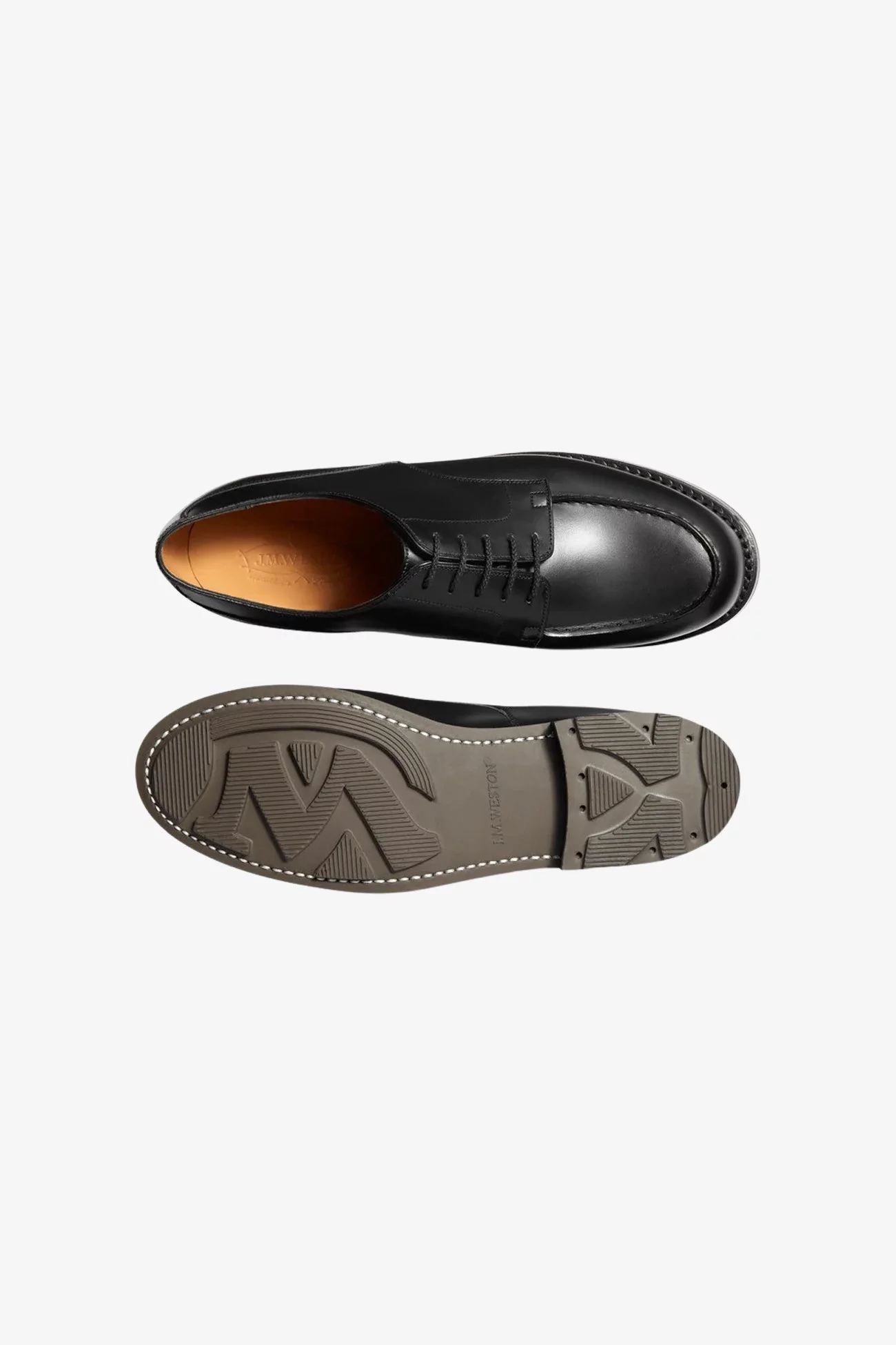 J.M. Weston Golf Derby Calfskin Leather – Box Noir | Centre Commercial